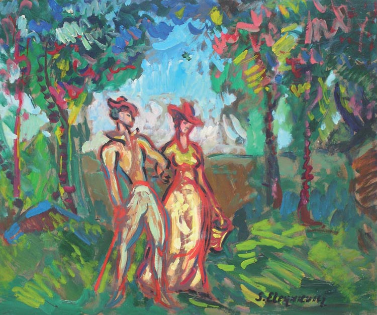 Couple In Love by Stanislaw Eleszkiewicz